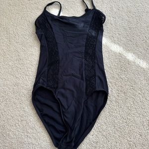 Black Lace Wear Moi Leotard XS